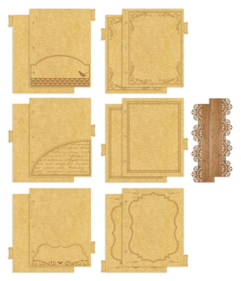 Заготовка для альбома "Рукоделие" BI-1 20,3*22,9 см.