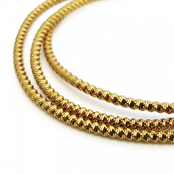 Канитель мягкая, фигурная KAN/MS2-22  глянец, молочный шоколад