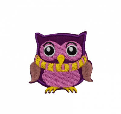 Термоаппликация Hobby&Pro"Совенок фиолетовый"
