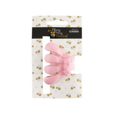 Заколка для волос CHERRY MARY "Cocktail" V/K6005  1шт. №01 розовый