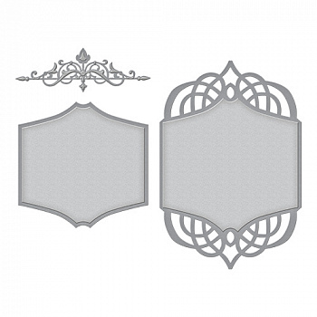 Набор ножей Spellbinders® Nestabilities® "Удивительная бумага Грейс: Царственное очарование"