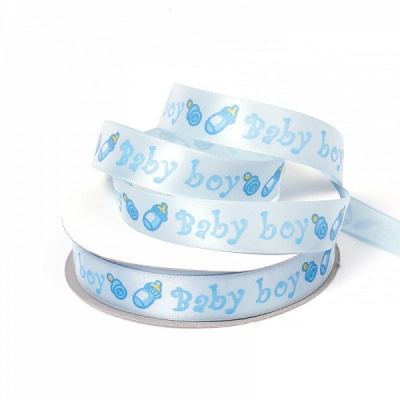 Лента атласная с рисунком арт.TBY.R-56 шир. 15мм цв.01 голуб.  уп.22,86 м