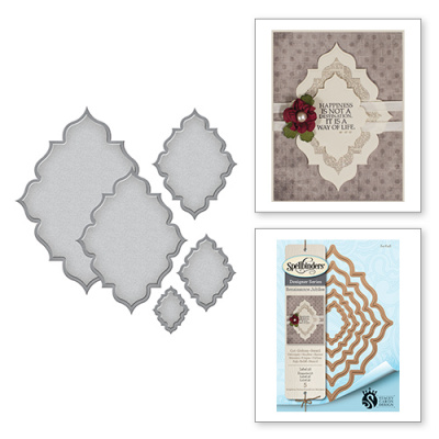 Набор ножей Spellbinders® Nestabilities® "Юбилей Ренессанса: Ярлыки 56"