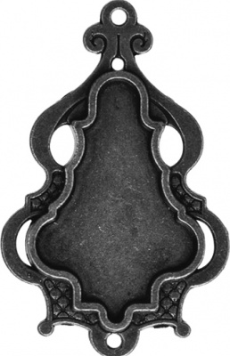 Заготовки для украшений «Chandelier Bezel-small-Silver» (Серебро)