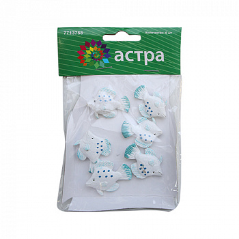Объемные фигурки "Астра" Рыбка 6 шт.LR15-4589
