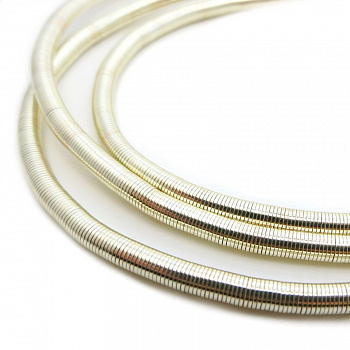 Канитель мягкая, гладкая KAN/MS3-28  матовый, светлое золото