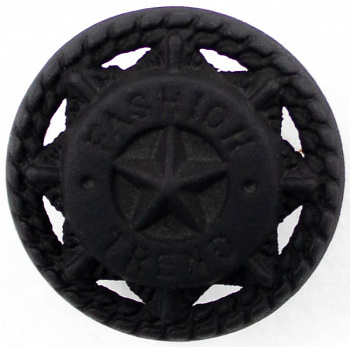 Пуговицы в тубе "Колибри" ME 307 Black 18 L (11 мм) 36шт.