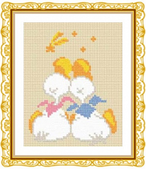 Набор для вышивания «М.П.Студия» НВ-062 Ути-пути,15 х 18