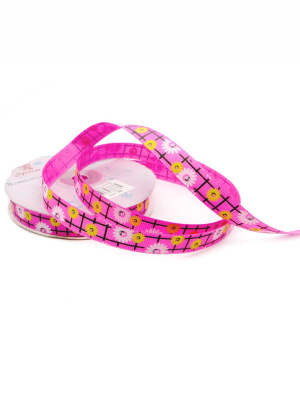 Лента декоративная принтованная "Рукоделие" LD-003 25м, цвет 08