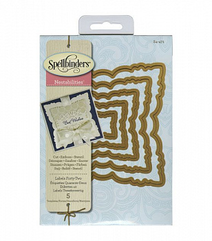 Набор ножей Spellbinders® Nestabilities® "Ярлыки 42"