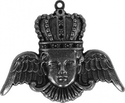 Заготовки для украшений «Crowned Angel - Silver» (Серебро)