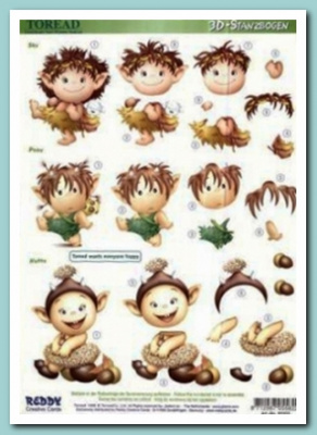 Аппликация Toreads бумаж.вырубная  для объем. рисунков, "Скай, Пони,Нутто"210х297 мм