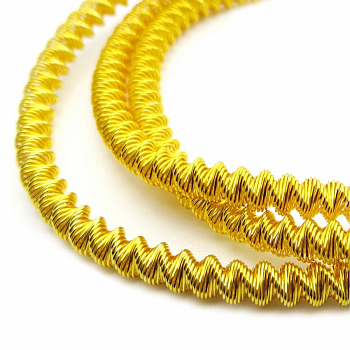 Канитель мягкая, фигурная KAN/GS4-01 глянец, золото