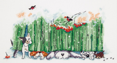 Набор для вышивания «Panna» ВК-7000 Любопытные носы,27х15 см