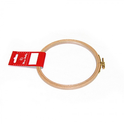 Пяльцы круглые "Mein Hobby" 202-1, буковые, высота обода 8 мм, диаметр 125 мм