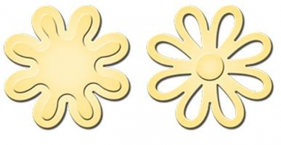 Набор ножей Spellbinders® Shapeabilities® Die D-Lites™ "Прелестные лепестки A"