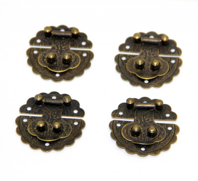 Замок металлический серия "Рукоделие" 7630 Винтаж, 4шт.