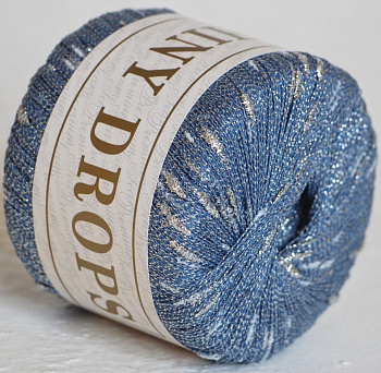 Шайни дропс, пряжа для ручного вязания (511, гламурный джинс)