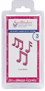 Набор ножей Spellbinders® Shapeabilities® Die D-Lites™ "Мелодия любви"