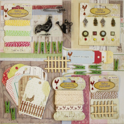 Коллекция для скрапбукинга Рукоделие™ Деревенские мотивы