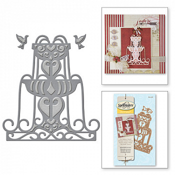 Набор ножей Spellbinders® Shapeabilities® Die D-Lites™ «Сверкающий фонтан для викторианского сада»