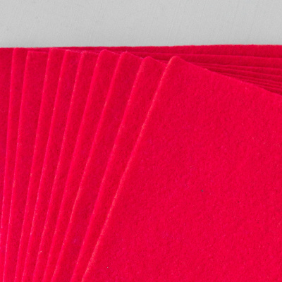 Фетр декоративный "Рукоделие" 180г, 2мм (малиновый)