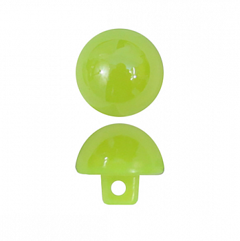 Пуговица в тубе  на ножке AC-0994,(НС35- зелено-желтый) 10 мм уп/24шт