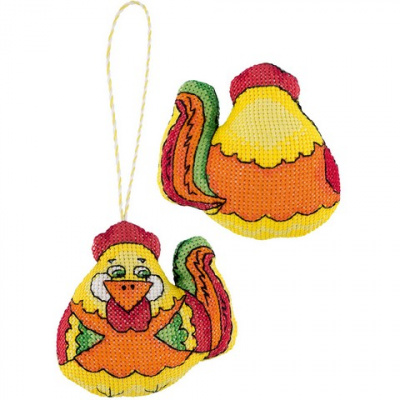 Набор для вышивания «Panna» ИГ-1855 Игрушка. Петушок.9 x 9 см