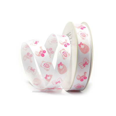 Лента репсовая с рисунком, шир. 15 мм, дл. 9,14 м, TBY.ЛДР.CK-16.1.01