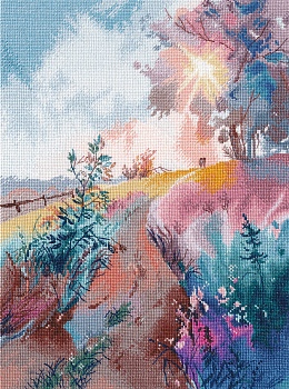 Набор для вышивания «Овен» 1643 "Буйство красок" 24×35  см