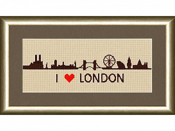 Набор для вышивания «Золотое Руно» СГ-005 Я люблю Лондон