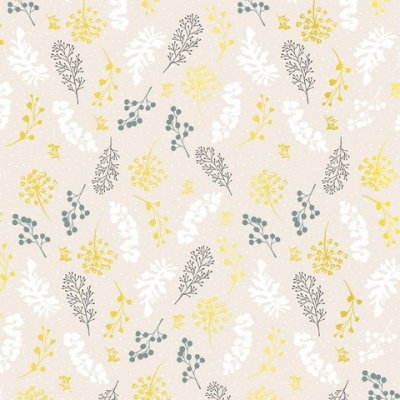 Упаковочная бумага односторонняя WPO-02 «Stilerra» 100 x 70 см, цвет 47 Веточки