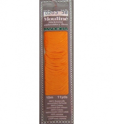 Мулине Спираль «Madeira»100% хлопок, 10 м 0203