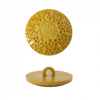 Пуговица 57092  на ножке 25мм (16-0952 горчица) 12шт.