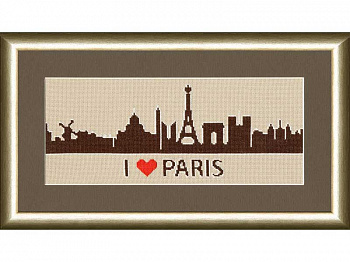 Набор для вышивания «Золотое Руно» СГ-006 Я люблю Париж