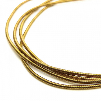 Канитель мягкая, гладкая KAN/MK1.3-27  матовая, шоколад молочный 