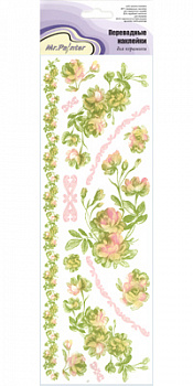 Наклейки Mr.Painter Переводные для керамики 10,5х35,5Цветочный орнамент 1