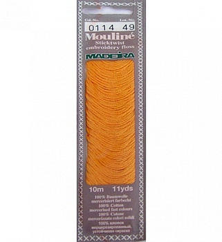 Мулине Спираль «Madeira»100% хлопок, 10 м 0114