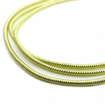 Канитель мягкая, гладкая KAN/MF1-16  глянец, светлый лайм