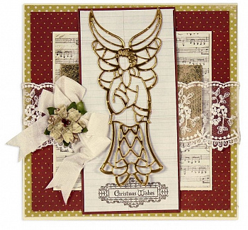 Набор ножей Spellbinders® Shapeabilities® Die D-Lites™ "Праздничный ангел"