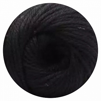 Тибетский як, пряжа для ручного вязания (50% шерсть, 25% шерсть яка, 25% иск волокно), 5 мотков/упак (12, черный)