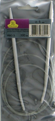 Спицы для вязания круговые«Рукоделие» RSC-5 100см.*5.0мм