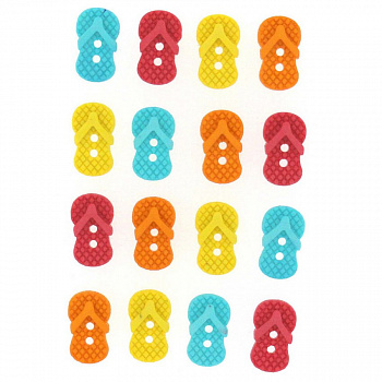 Набор декоративных пуговиц «Dress It Up» 6937 Маленькие шлепки