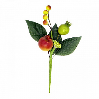 Декоративный букетик с гранатами "Рукоделие" DKB036