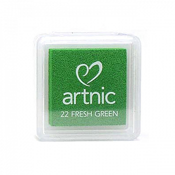 Подушечка чернильная Tsukineko "Artnic Small" 25х25мм, цвет: Светло-зеленый