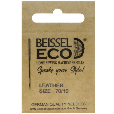 Иглы д/бытовых швейных машин для кожи (Leather),5 шт, № 70, 130-705 H-LL/крафт, BEISSEL