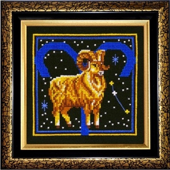 Набор для вышивания "Сделай своими руками" Знаки зодиака.Овен. 