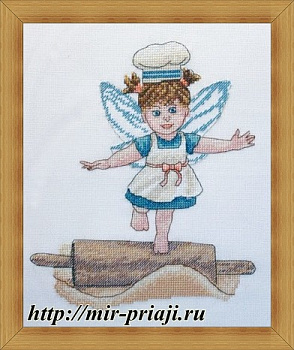 Набор для вышивания NEOCRAFT ДМ-04 "Фея пышного теста" 18*21 см.