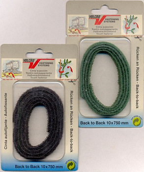 Контактная лента Velcro универсальная двусторонняя, 10*750 мм