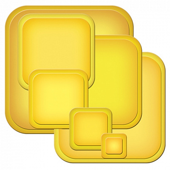 Набор ножей Spellbinders® Nestabilities® "Загругленные квадраты"